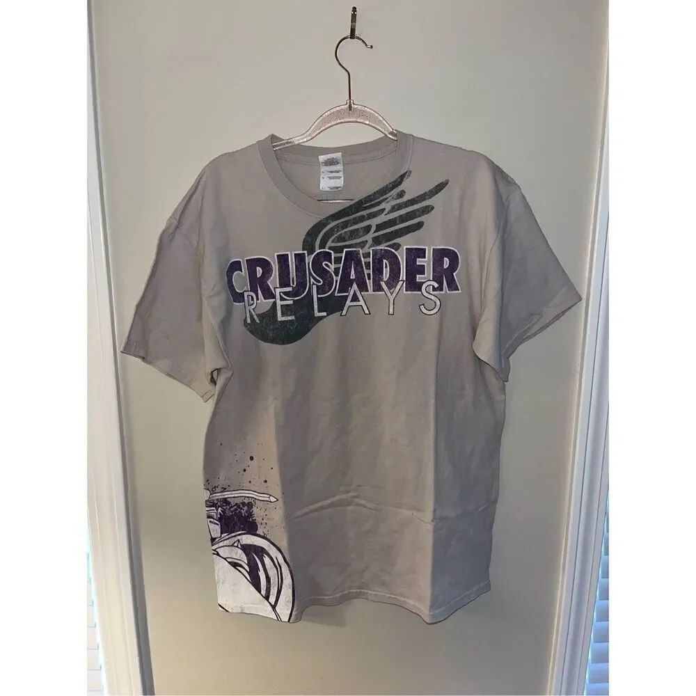 Crusader Relays Track and Field Shirt All Over Print Size large